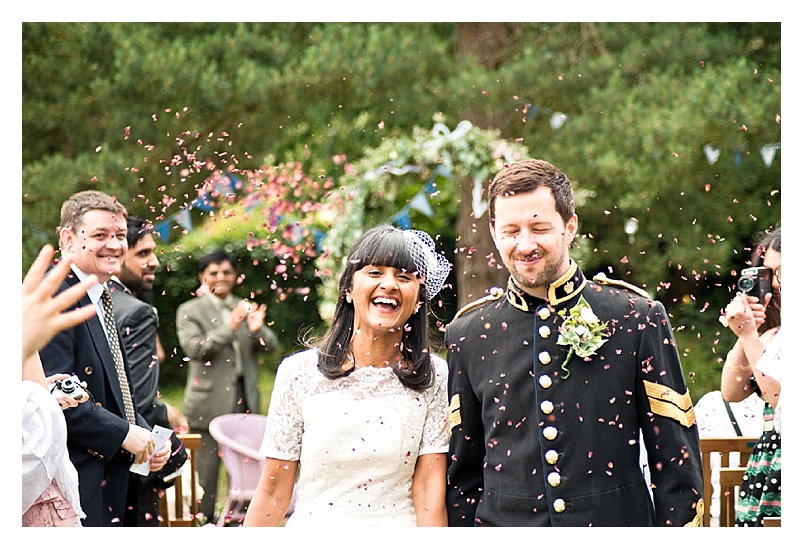 An uber cool vintage tea party wedding with a touch of festival and a dash of theatricality