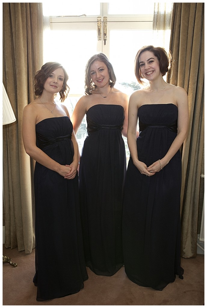 Black bridesmaid dresses