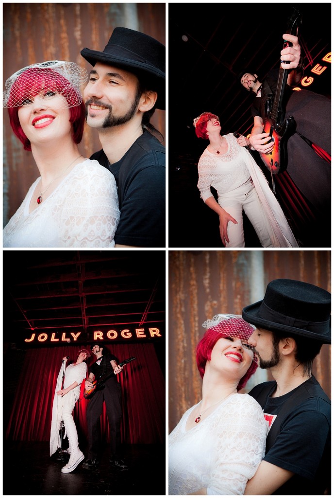 A very Rock n' Roll engagement shoot