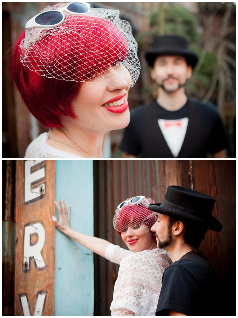 A very Rock n' Roll engagement shoot