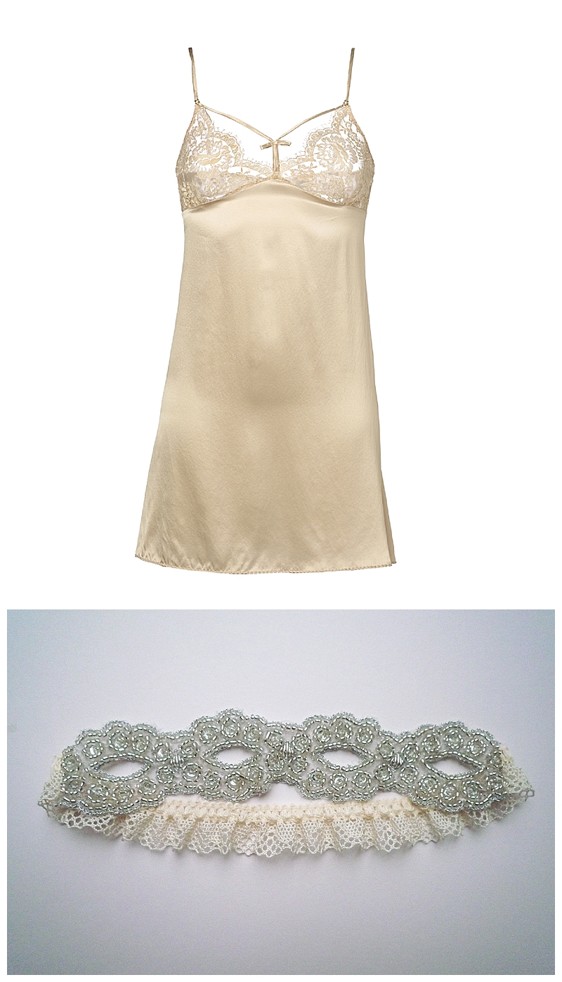 Fox & Rose- Shell Bell Couture- Tease Cream Chemise- £132