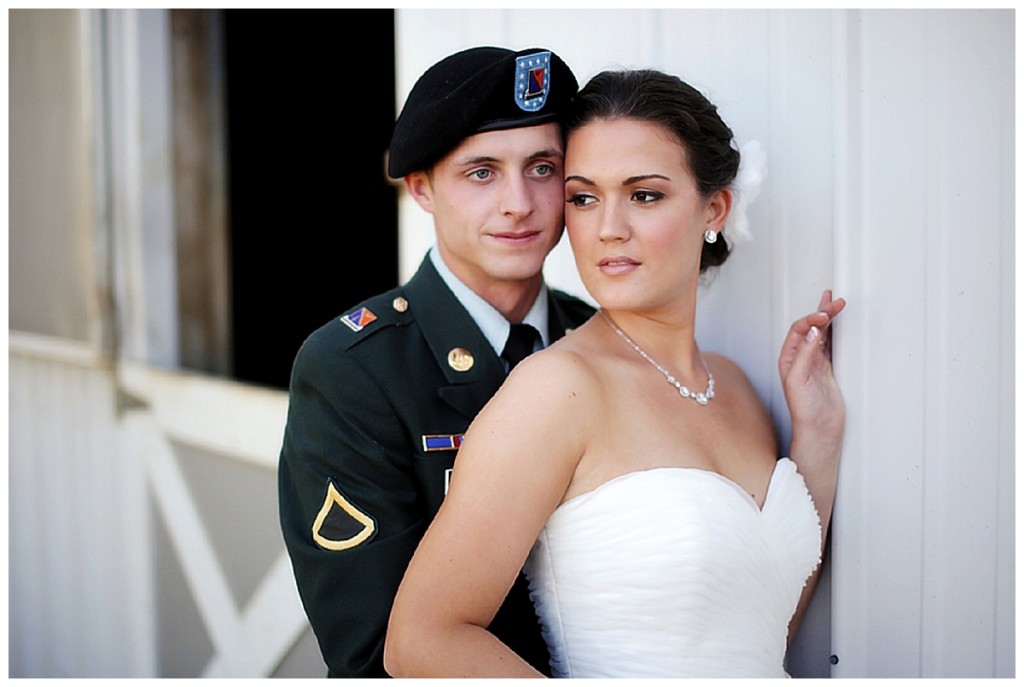 A romantic and dreamy, outdoor military wedding...