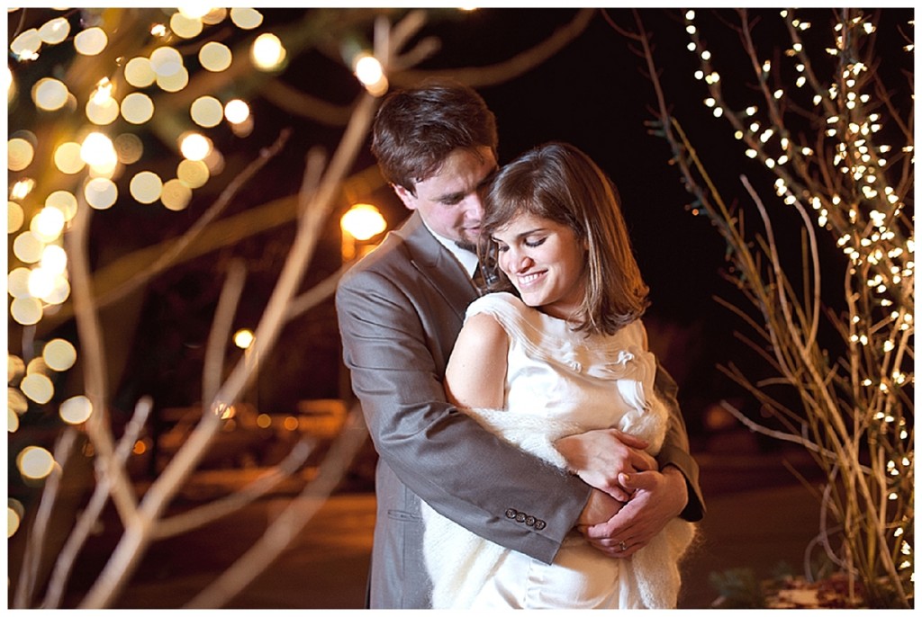 A rustic, vintage, winter wedding