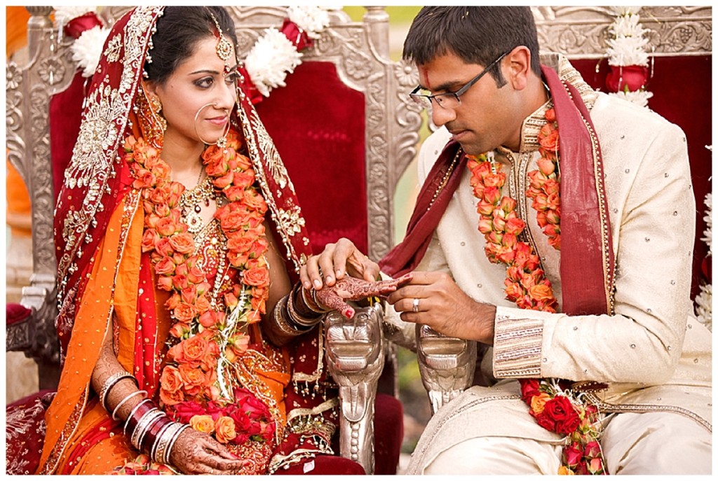 A vibrant, colourful and joyful hindu, indian wedding...
