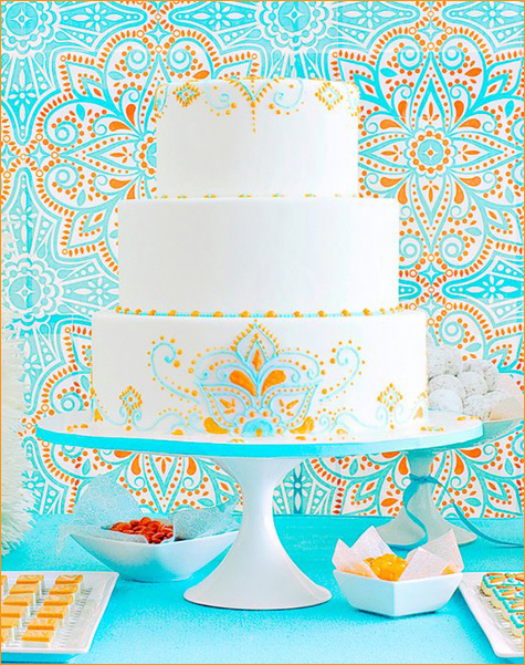 Modern Moroccan wedding dessert table inspiration
