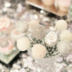 Navy, Silver, Pink & Grey wedding dessert table inspiration