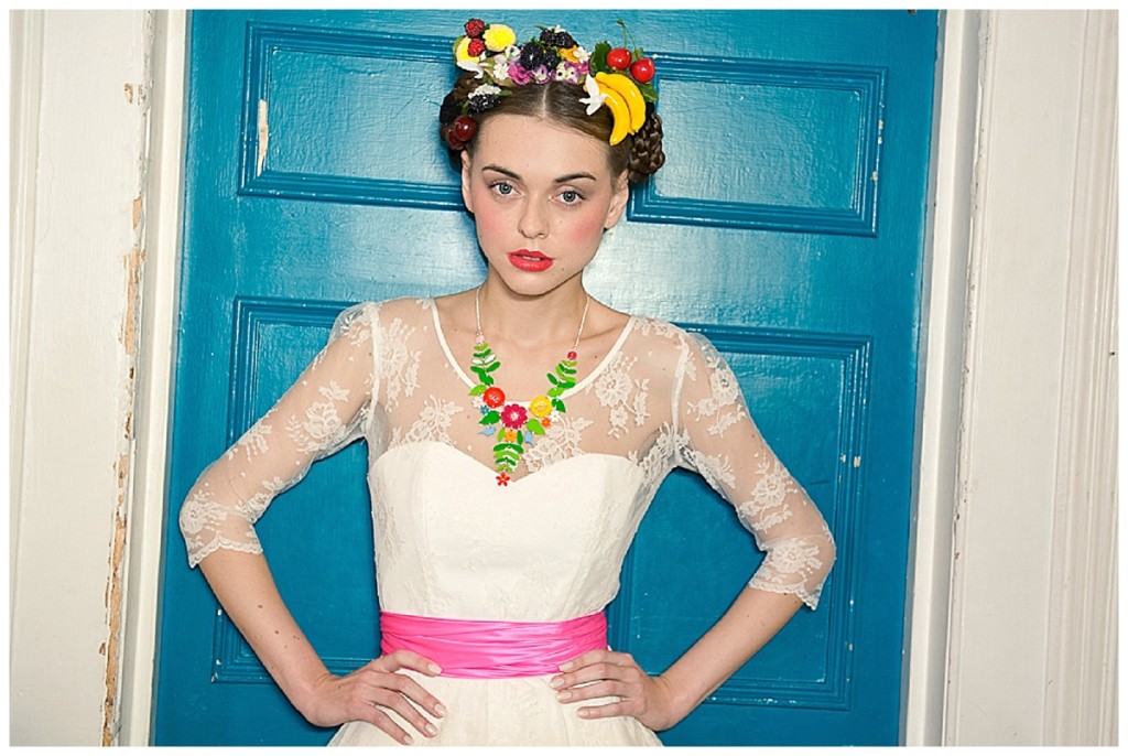 A quirky, colourful Friedo Kahlo shoot ~ bridal inspiration {zoe Lem & Tatty Divine}