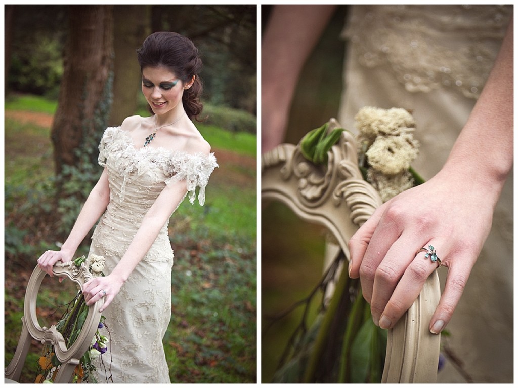 A wonderfully whimsical woodland styled bridal shoot...