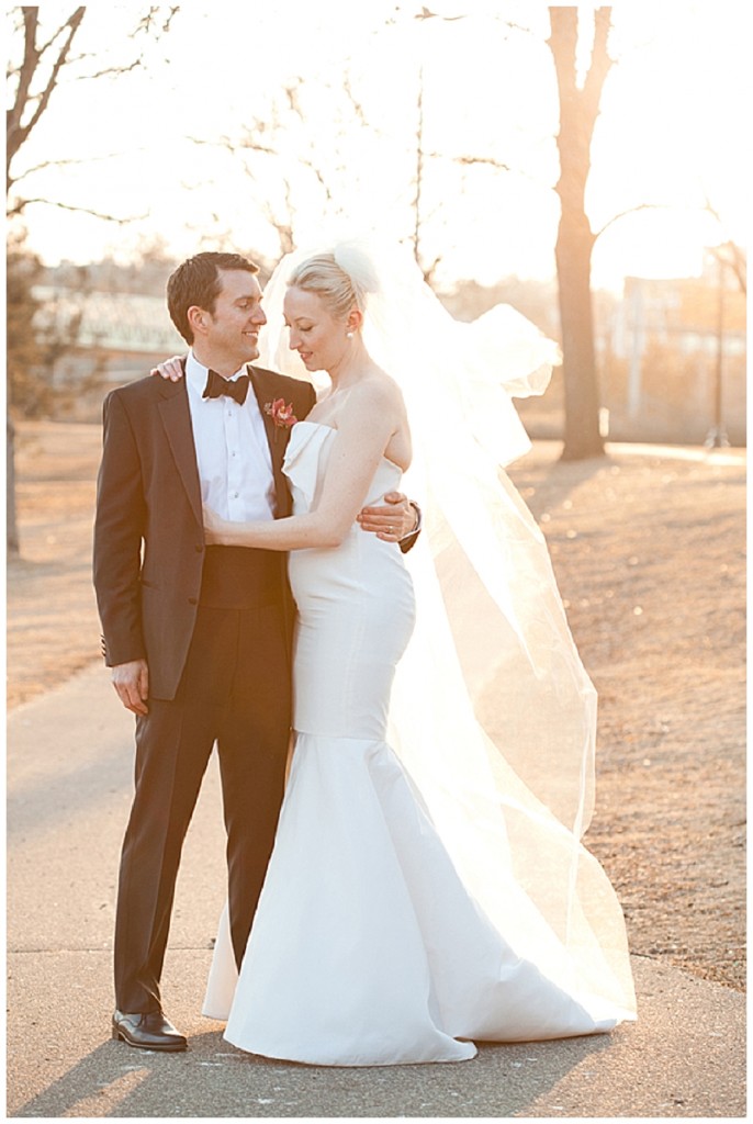 A black, white & ivory elegant winter wedding