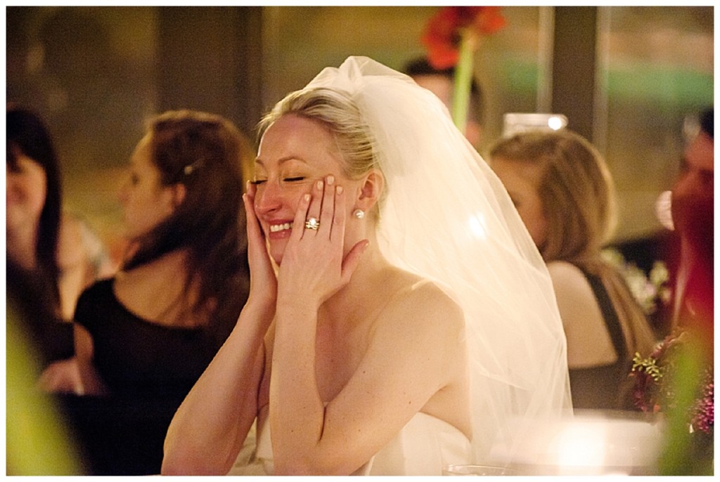 A black, white & ivory elegant winter wedding