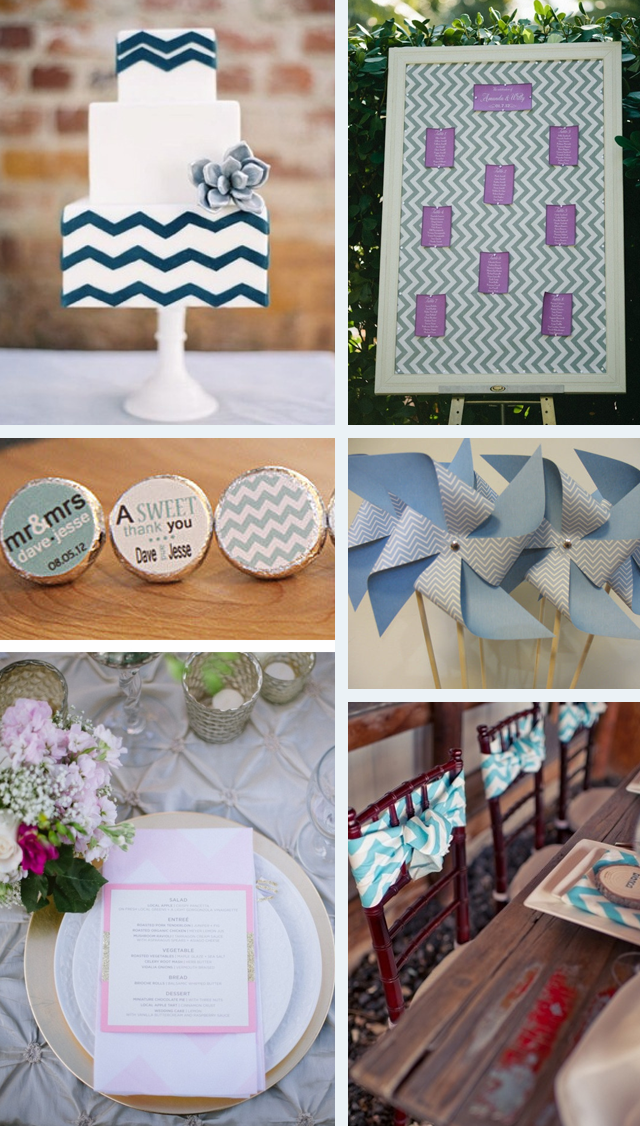 Chevron Love! Wedding Inspiration & Ideas