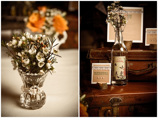 A pretty little bridal shoot with earthy tones and a dash of orange!