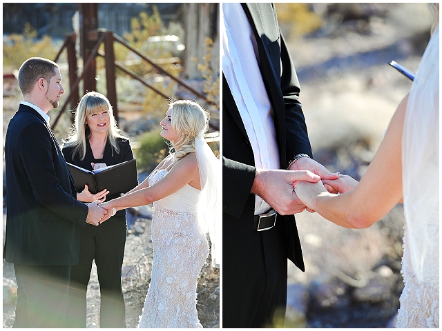 Intimate wedding | quirky little ghost town