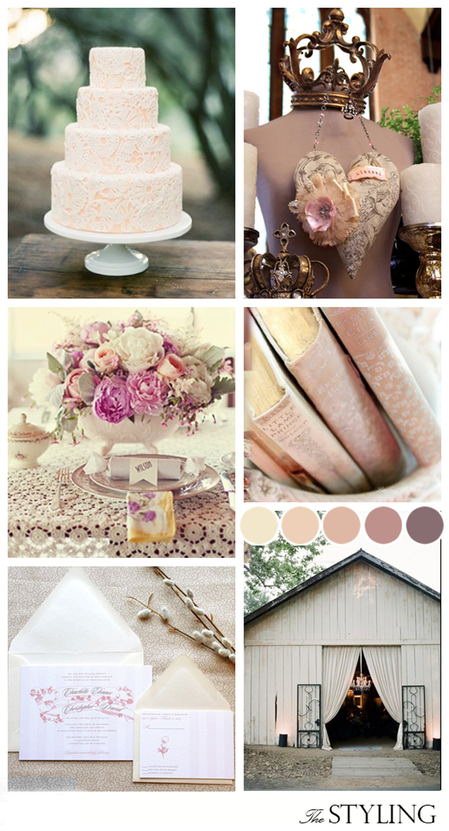 Blush & Taupe ~ Wedding Inspiration ~ The Styling