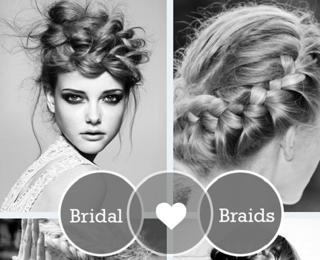 Beautiful bridal braids