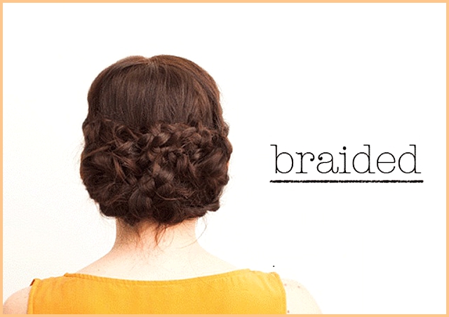 Wedding hair tutorial: braided hair ~ braided bun
