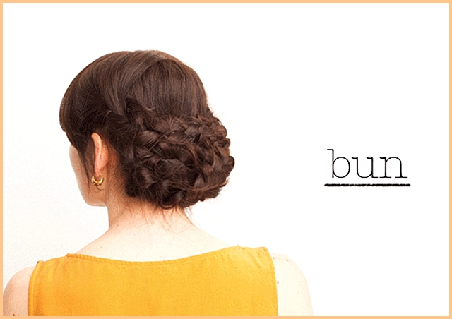Wedding hair tutorial: braided hair ~ braided bun
