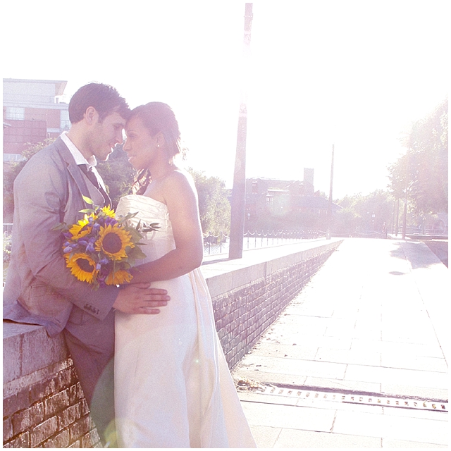 East London & Sunflowers ~ Real Wedding