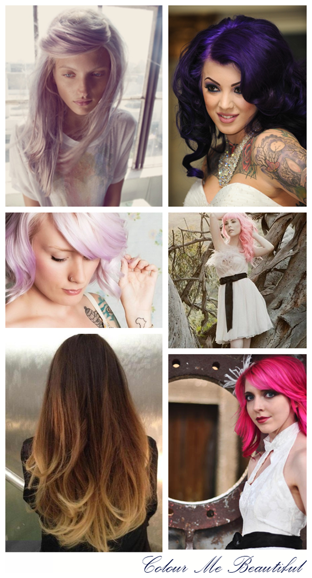 Colour me beautiful ~ Rock & Roll Coloured Bridal Hair