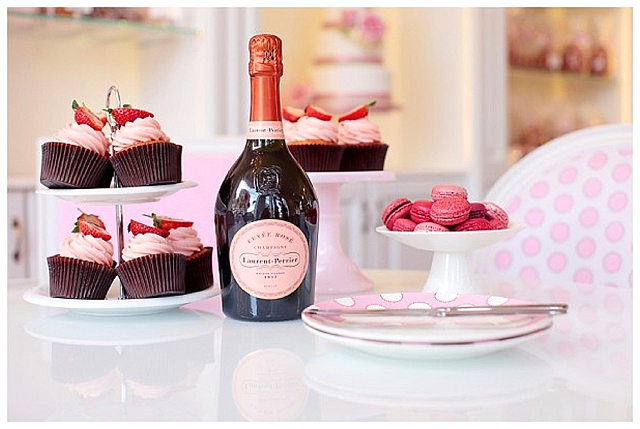 Champagne Laurent-Perrier and Peggy Porschen, London’s prettiest cupcake café, the ultimate cream tea