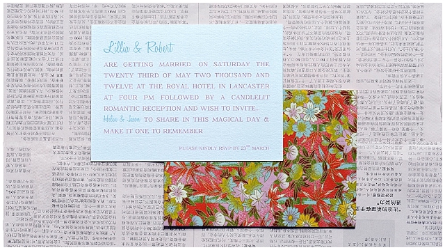 modern, quirky and altogether charming wedding stationery