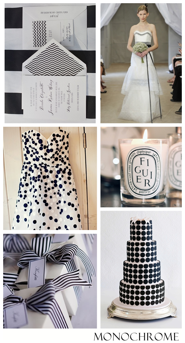 Monochromatic: Black & White | Wedding Inspiration