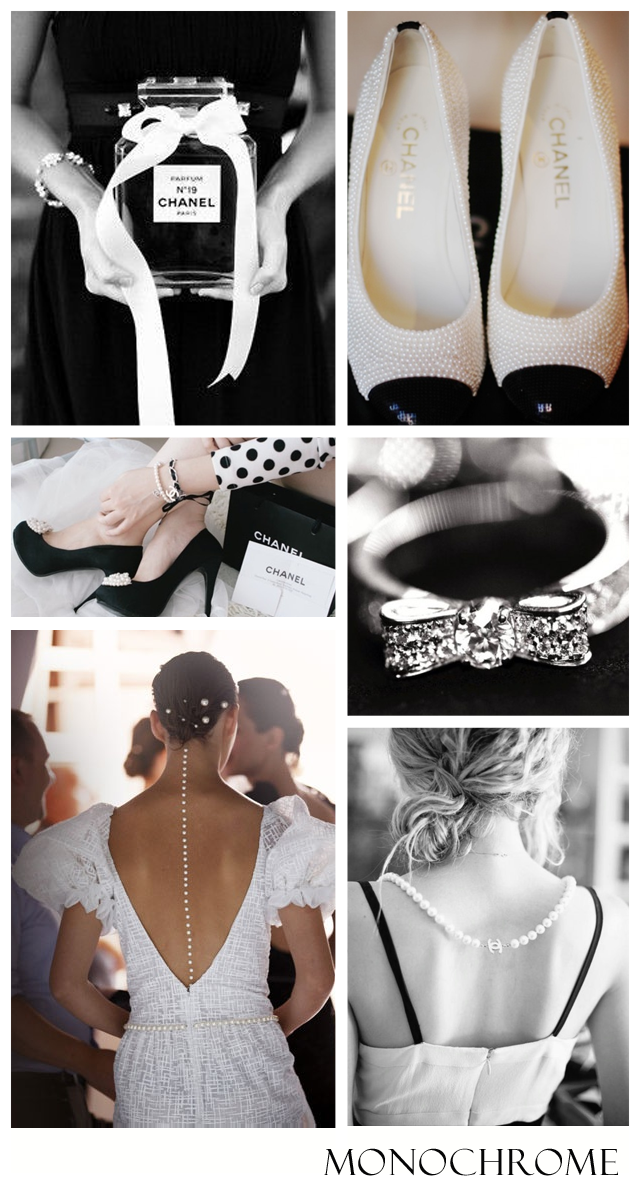 Monochromatic wedding ~black & white