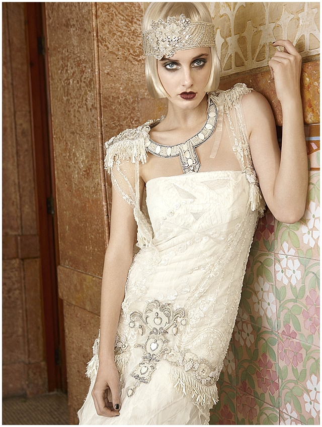 Mademoiselle Vintage 1920s Wedding Dress Inspiration From Yolan Cris