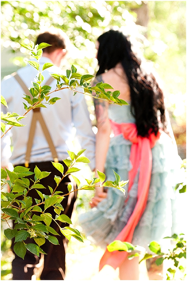 creative: backyard | handfasting wedding