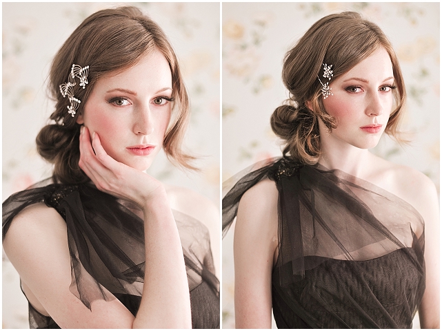 Shooting Star Hairpins by EA for Anne Bowen