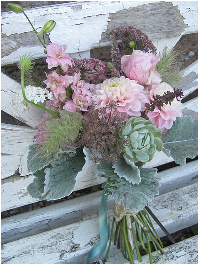vintage wedding flower bouquet