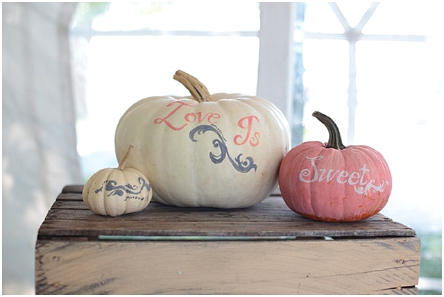 Pumpkin wedding inspiration ~ Autumn wedding ideas