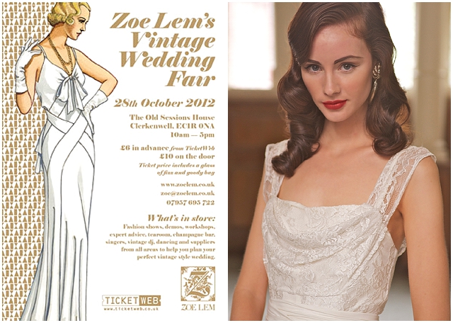 Zoe Lem's Vintage Wedding Fair 2012