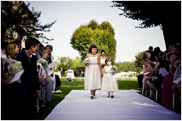 A romantic outdoor, french chateau wedding