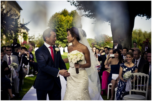 A romantic outdoor, french chateau wedding