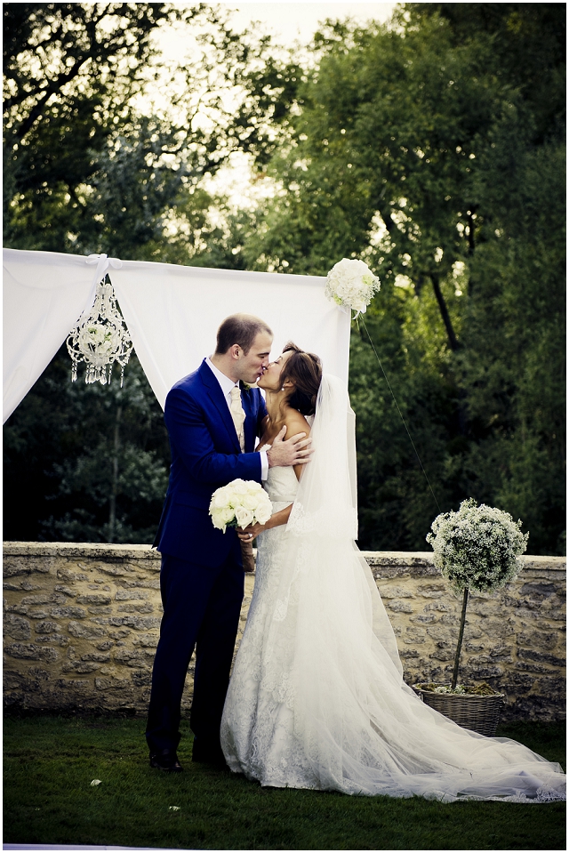 A romantic outdoor, french chateau wedding