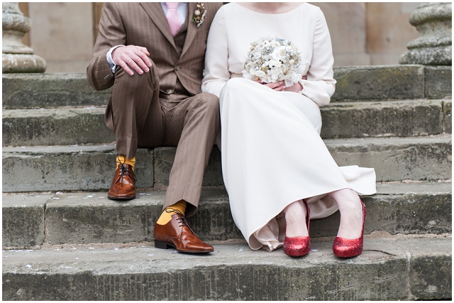 An Intimate Elopement With Sparkly Red Pumps!