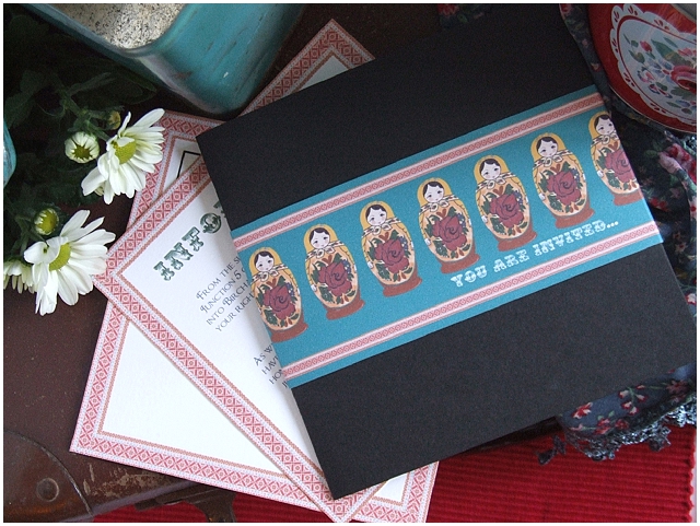 Choosing A Style For Your Wedding Invitations - Russian Doll range