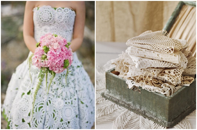 Doily Wedding Accessories: Decor & Ideas