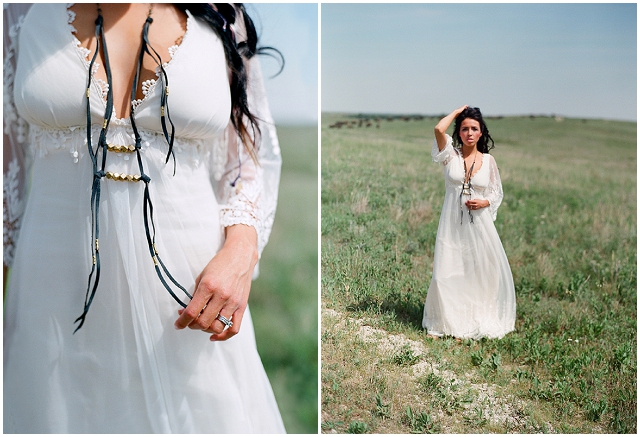 Native American Prairie Bridal Shoot Inspiration - Claire Pettibone 