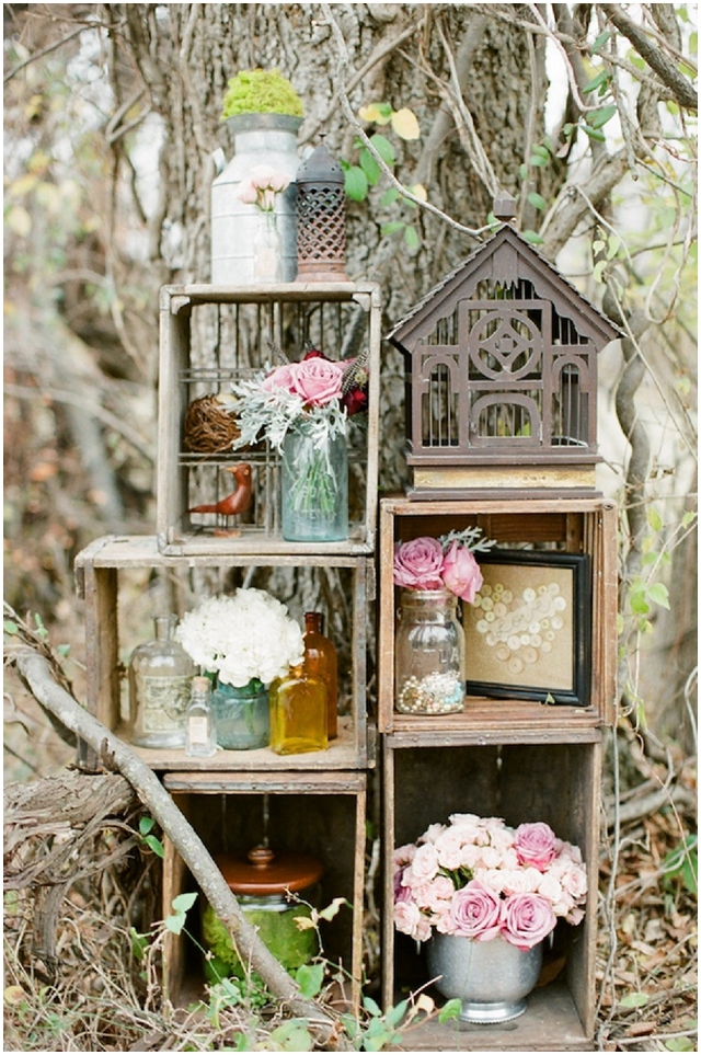 A Wonderfully Rustic & Whimsical Styled Bridal 