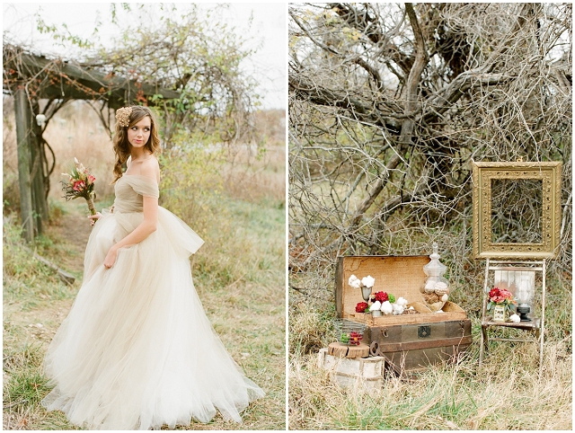 A Wonderfully Rustic & Whimsical Styled Bridal Shoot