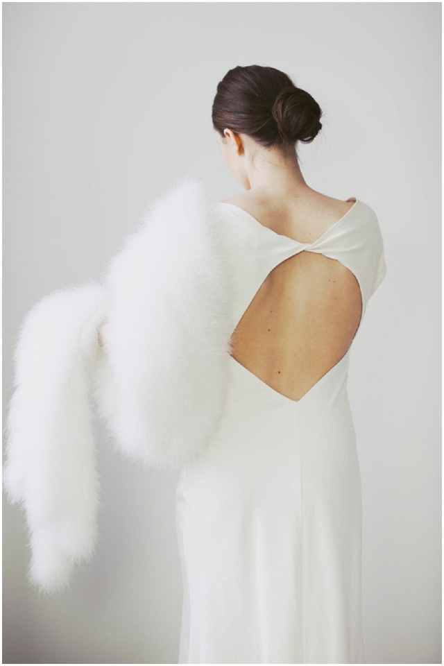 Bridal winter wedding shrugs and stoles