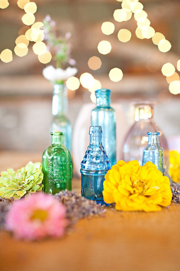 Flower decoration for wedding glasses Bride and groom glasses Customis –  magaela