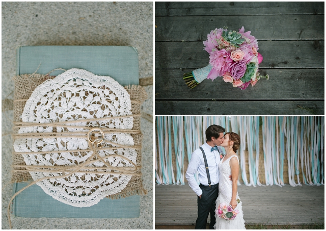 Modern Vintage: Rustic Touches | Real Wedding