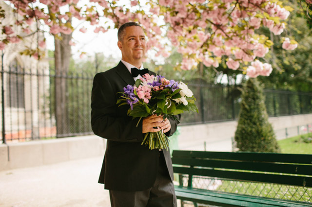 Amazing french elopement under the cherry blossoms