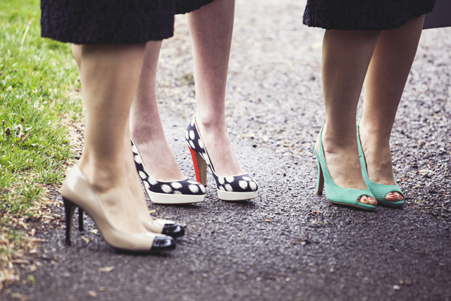 Lovely Black Bridesmaid Dresses | Colourful Shoes