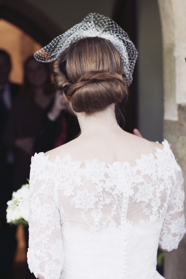 Lovely Black + White | Vintage Inspired: Real Wedding