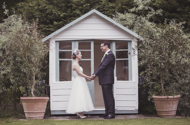 Lovely Black + White | Vintage Inspired: Real Wedding