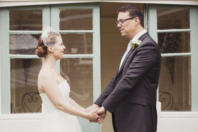 Lovely Black + White | Vintage Inspired: Real Wedding